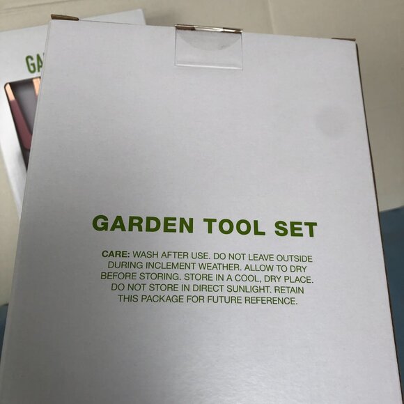NEW Garden Party PINK W COPPER TONE Garden Tool Set INCL SHOVEL #G5 - Picture 2 of 2
